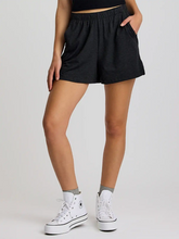 Women's Bamboo Flex Sunday Short - Heather Black