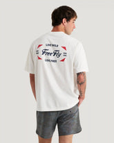 Fly American Relaxed Tee - Bone