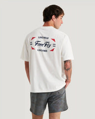 Fly American Relaxed Tee - Bone