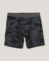 Men's Bamboo Motion Boxer Brief - Vintage Camo Black