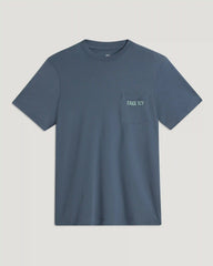 Morning Person Pocket Tee - Storm Cloud