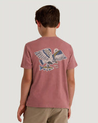 Youth Osprey Catch Tee - Plum