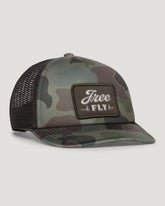 Toddler Outfitters Patch Hat - Vintage Camo Oil Green