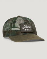 Outfitters Patch Mesh Hat - Vintage Camo Oil Green
