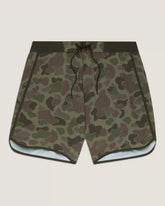 Men's Dawn Patrol Boardshort - Vintage Camo Oil Green