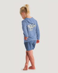 Toddler Bamboo Shade Graphic Hoodie - Osprey Catch Pacific Blue