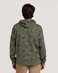 Camo Outfitters Fleece Hoodie - Vintage Camo Oil Green