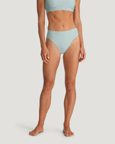 Women's Wavebound High Waisted Bikini Bottom - Ocean Mist