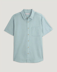 Men's Harbor Short Sleeve Shirt - Ocean Mist