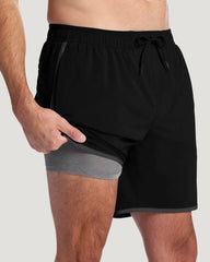 Men's Lined Downshore Trunk - Black