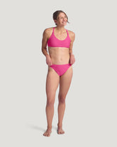 Women's Wavebound Cross-Tie Bikini Top - Magenta Haze