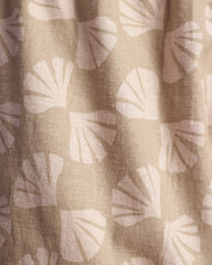 Women's Sullivan's Shirt - Sea Scallop Print Desert Tan