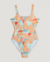 Women's Wavebound One Piece Suit - Calypso Print Light Coral