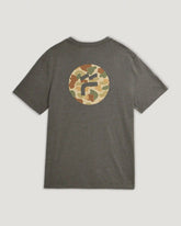 Brand Flag Tee - Heather Fatigue