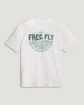 Blue Edge Pocket Tee - Bright White