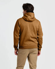 Men's Bamboo Northcoast Fleece Full Zip Hoodie - Russet
