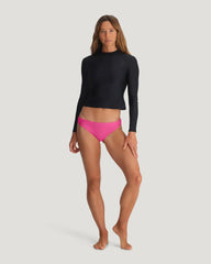 Women's Wavebound Cheeky Bikini Bottom - Magenta Haze