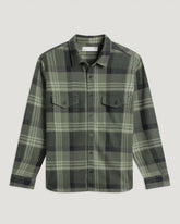 Men's Gallatin Overshirt - Dark Forest Plaid