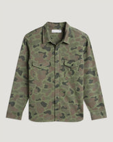 Men's Gallatin Overshirt - Vintage Camo Oil Green