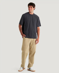 Men's Heavyweight Cotton Relaxed Tee - Anthracite