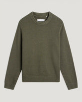 Men's Coastloom Crew Sweater - Smokey Olive