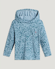 Toddler Bamboo Shade Hoodie - Drifter Print Sea Pine