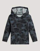 Toddler Bamboo Shade Hoodie - Vintage Camo Black