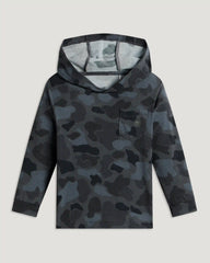Toddler Bamboo Shade Hoodie - Vintage Camo Black