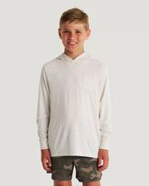 Youth Bamboo Shade Hoodie - Off White Heather