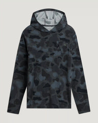 Youth Bamboo Shade Hoodie - Vintage Camo Black
