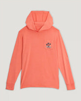 Youth Bamboo Shade Graphic Hoodie - Party Wave Flamingo
