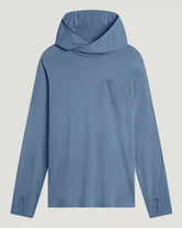 Men's Bamboo Lightweight Hoodie - Pacific Blue