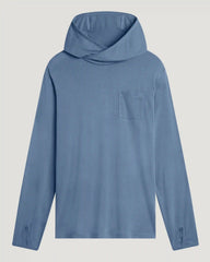 Men's Bamboo Lightweight Hoodie - Pacific Blue