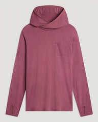 Men's Bamboo Lightweight Hoodie - Plum