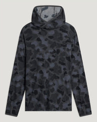 Men's Bamboo Lightweight Hoodie - Vintage Camo Black