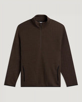 Men's Downvalley Quarter Zip - Heather Dark Brown