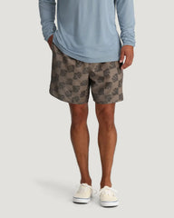 Men's Reverb Short Unlined – 7" - Sea Scallop Print Fossil