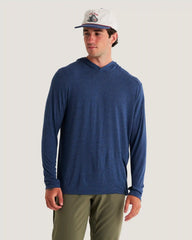 Men's Bamboo Shade Hoodie - Heather True Navy