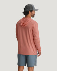 Men's Bamboo Shade Hoodie - Heather Red Clay