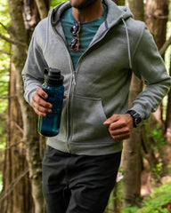 Men's Bamboo Northcoast Fleece Full Zip Hoodie - Russet