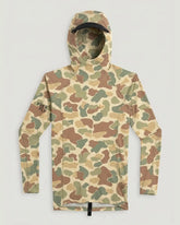 Men's Pinnacle Hooded Rash Guard - Vintage Camo