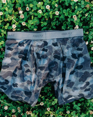 Men's Bamboo Motion Boxer Brief - Vintage Camo Black