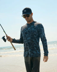 Men's Bamboo Shade Hoodie - Vintage Camo Black