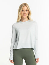 Women's Elevate Long Sleeve - Heather Tide Pool