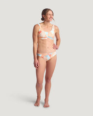 Women's Wavebound Scoop Bikini Top - Calypso Print Light Coral