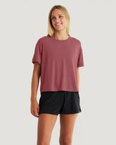 Women's Elevate Lightweight Tee - Plum
