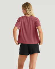 Women's Elevate Lightweight Tee - Plum