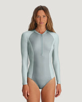 Women's Wavebound Long Sleeve Suit - Ocean Mist / Tropic Sea