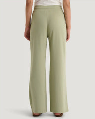 Women's Bamboo Lightweight Fleece Wide Leg Pant - Tea