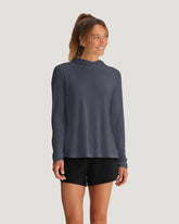 Women's Bamboo Lightweight Hoodie II - Storm Cloud